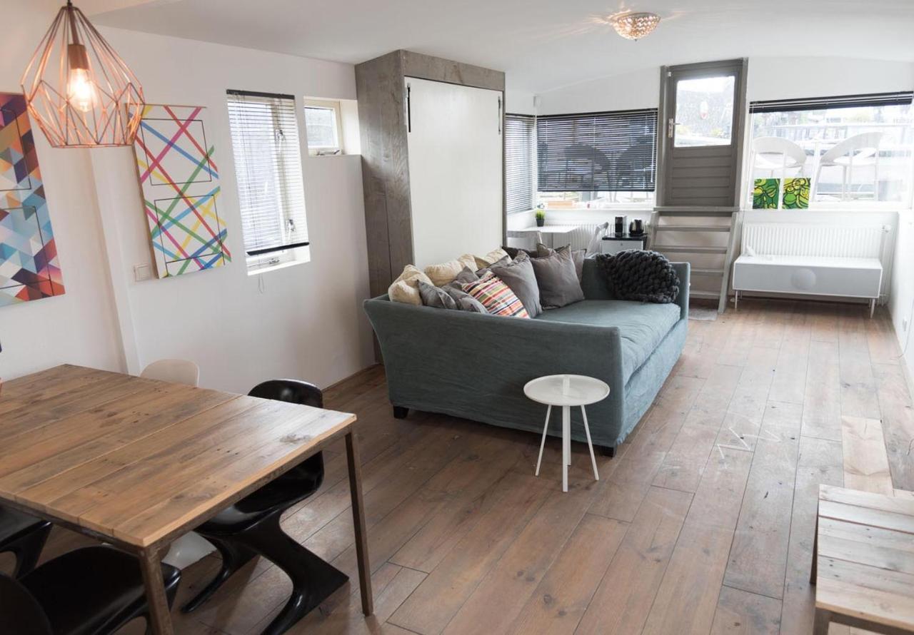 암스테르담 Houseboat Next To Amstel B&B 외부 사진