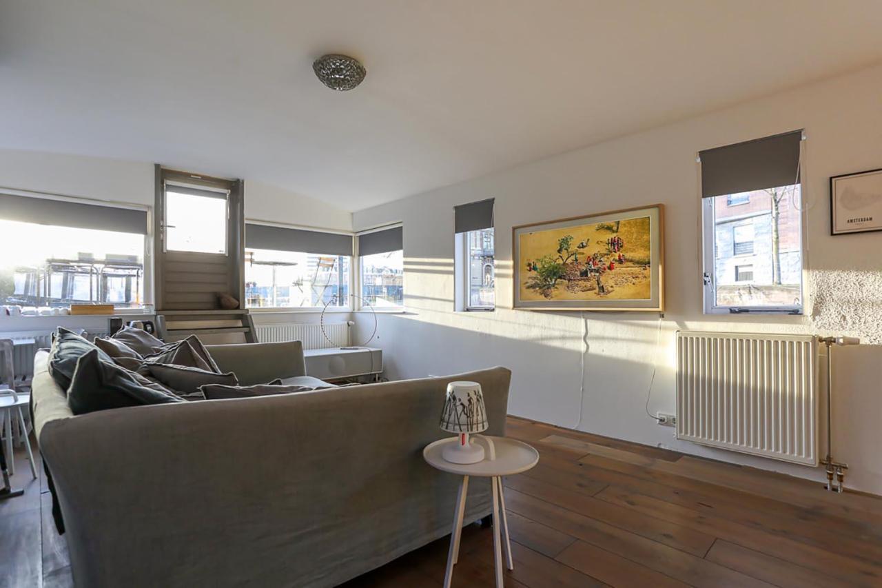 암스테르담 Houseboat Next To Amstel B&B 외부 사진