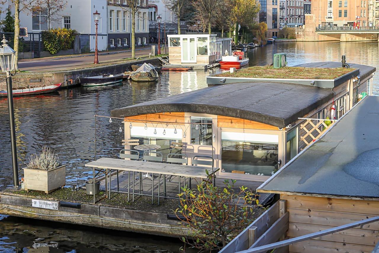 암스테르담 Houseboat Next To Amstel B&B 외부 사진